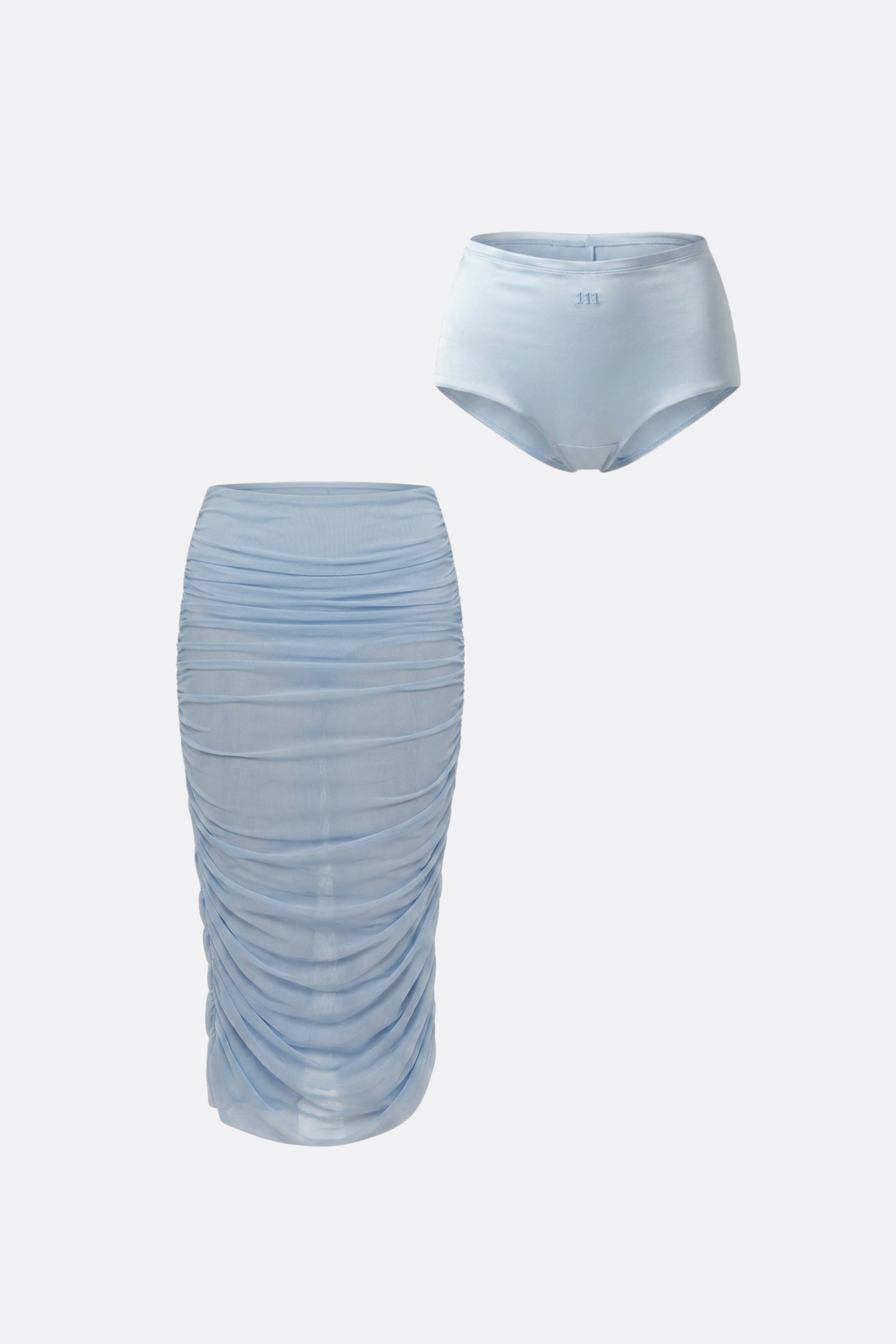 Eterea skirt & Talia micro-shorts