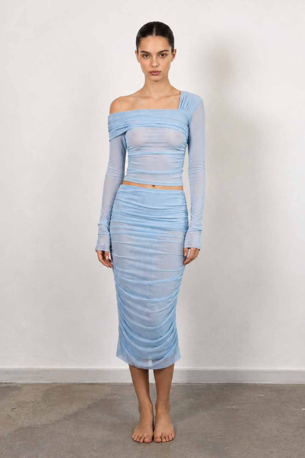 Eterea draped skirt